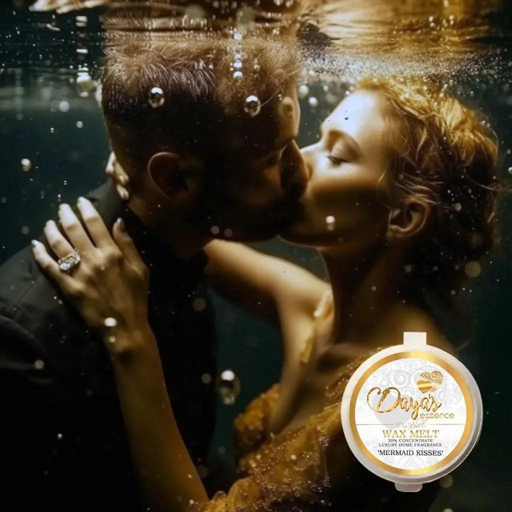UK wax melts: 30% fragrance, underwater romance, florals, ocean hints, elegance, 30+ hours.